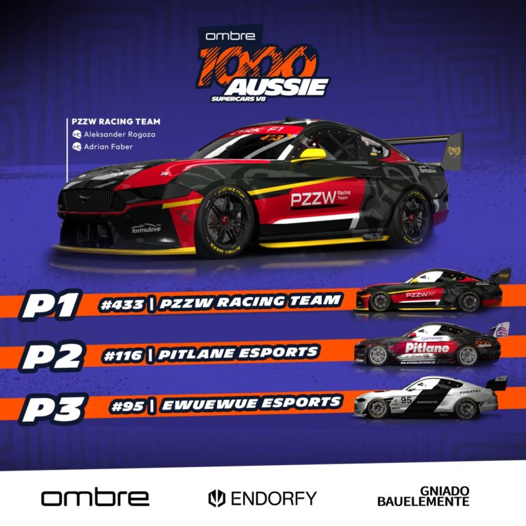 OMBRE Titelsponsor der E-Sport-Veranstaltung SOL ENDURANCE Aussie 1000.